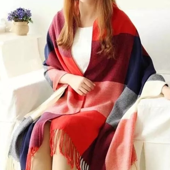 Plaid Warm Scarves in 2 Colors - Picture 8 of 8